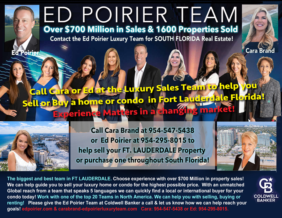 ED POIRIER TEAM #1 SOUTH FLORIDA REALTORS
